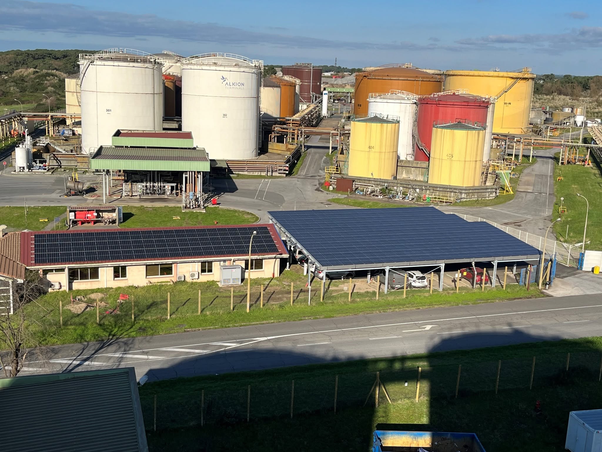 Industrial terminal infrastructure